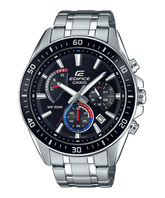 EdificeMen's Watch Analog Black Dial with Silver Stainless Steel Band, EFR-552D-1A3VUDF